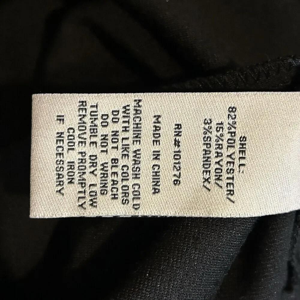 ECI New York Black Knit Pencil Skirt Size XL